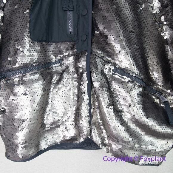 New! Free People Hit The Slopes Sequin Jacket, size S - Picture 8 of 16